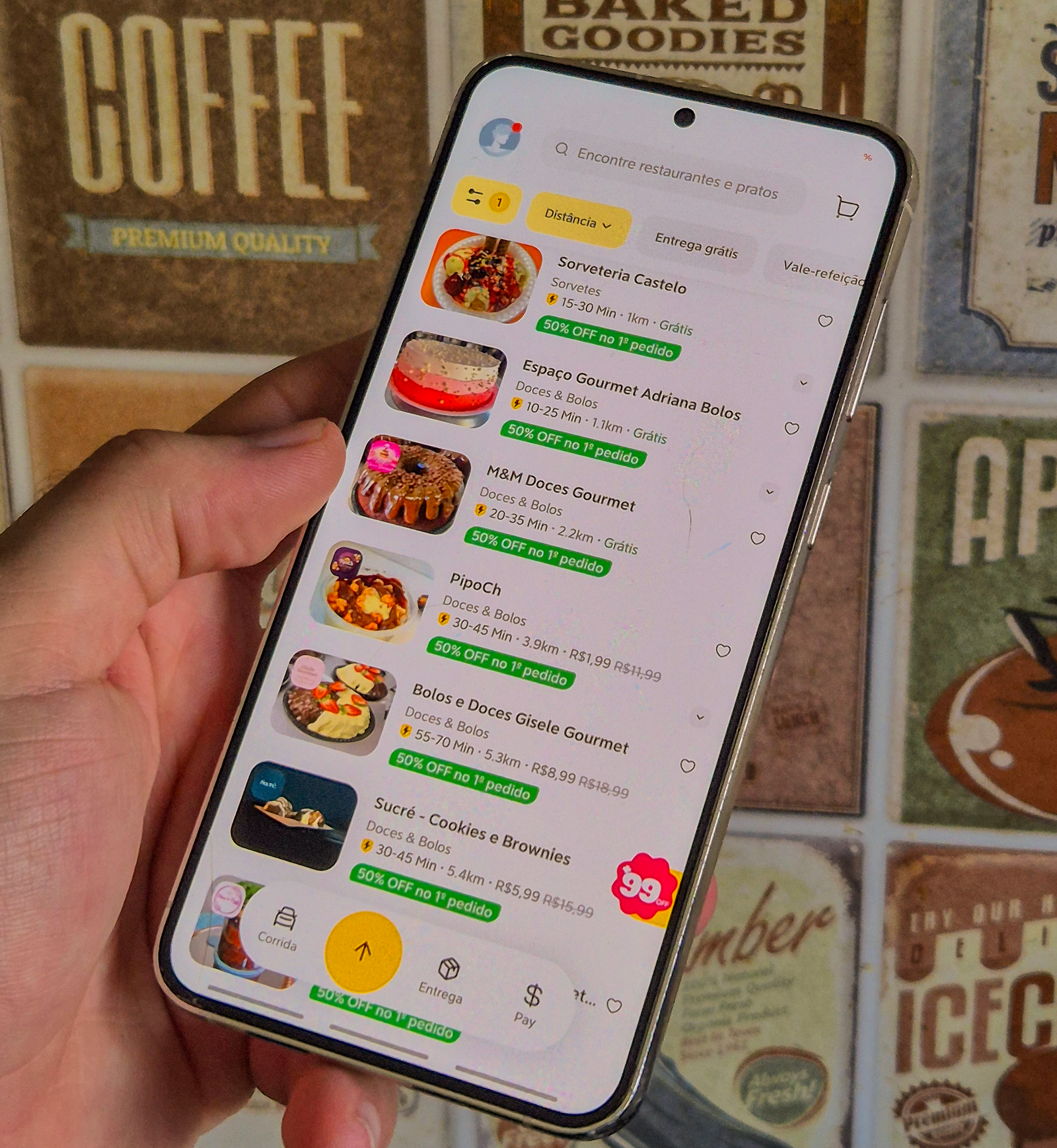 99 Food começa a operar na cidade e amplia as opções de delivery